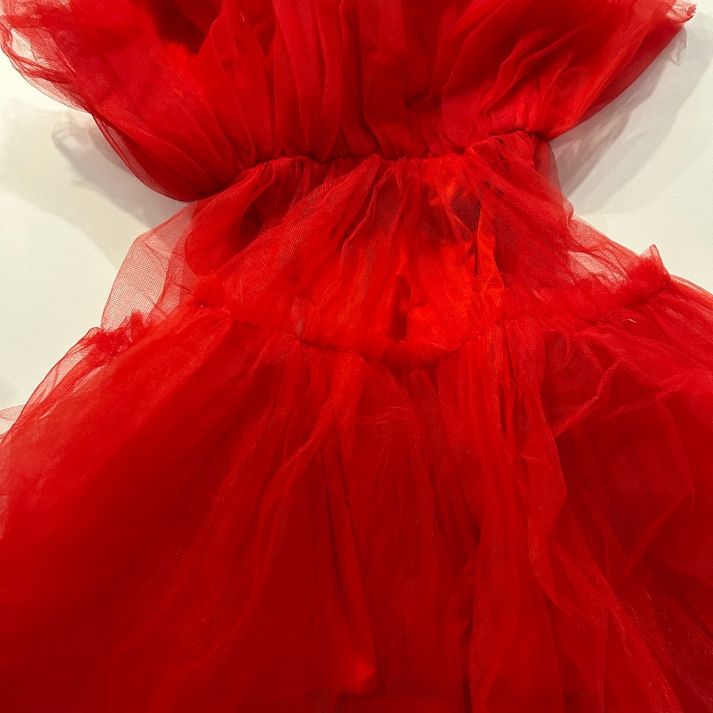 Red Tulle Dress